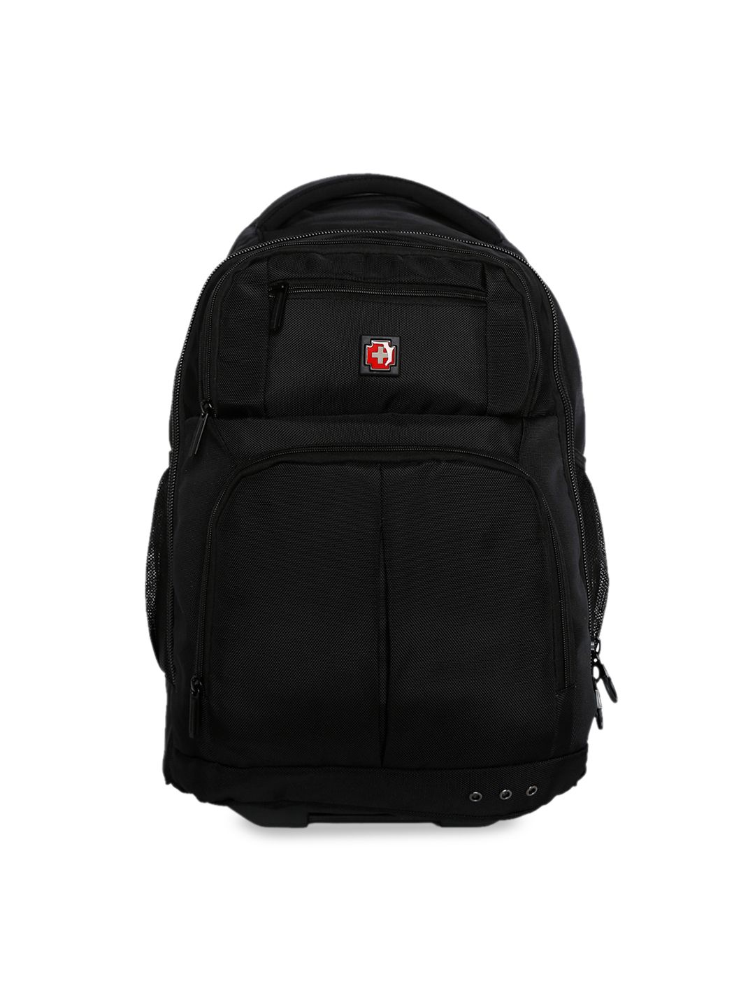SWISS BRAND Unisex Black Solid Wembley Range Backpack Price in India