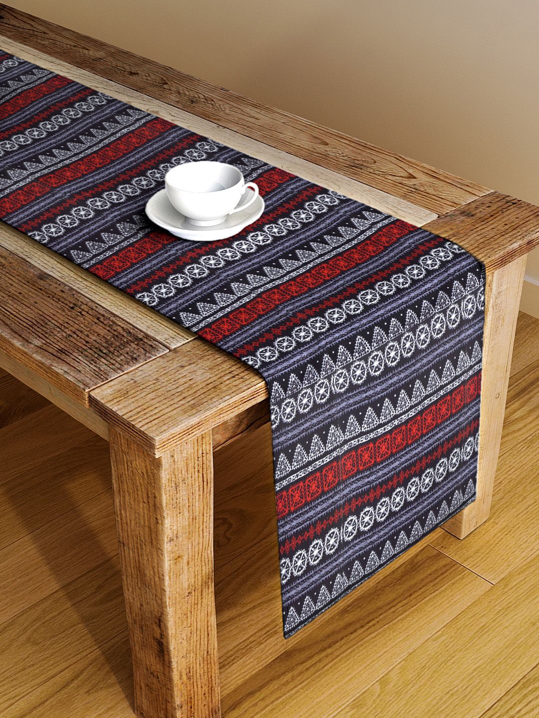 Alina decor Multicoloured Digitally Printed Table Runner Price in India