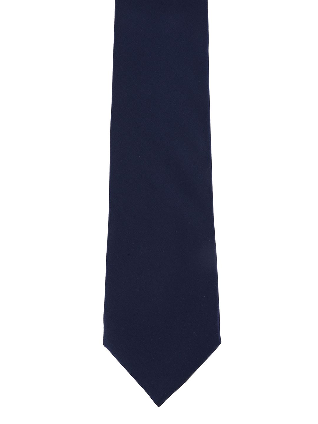 Calvadoss Navy Blue Solid Broad Tie