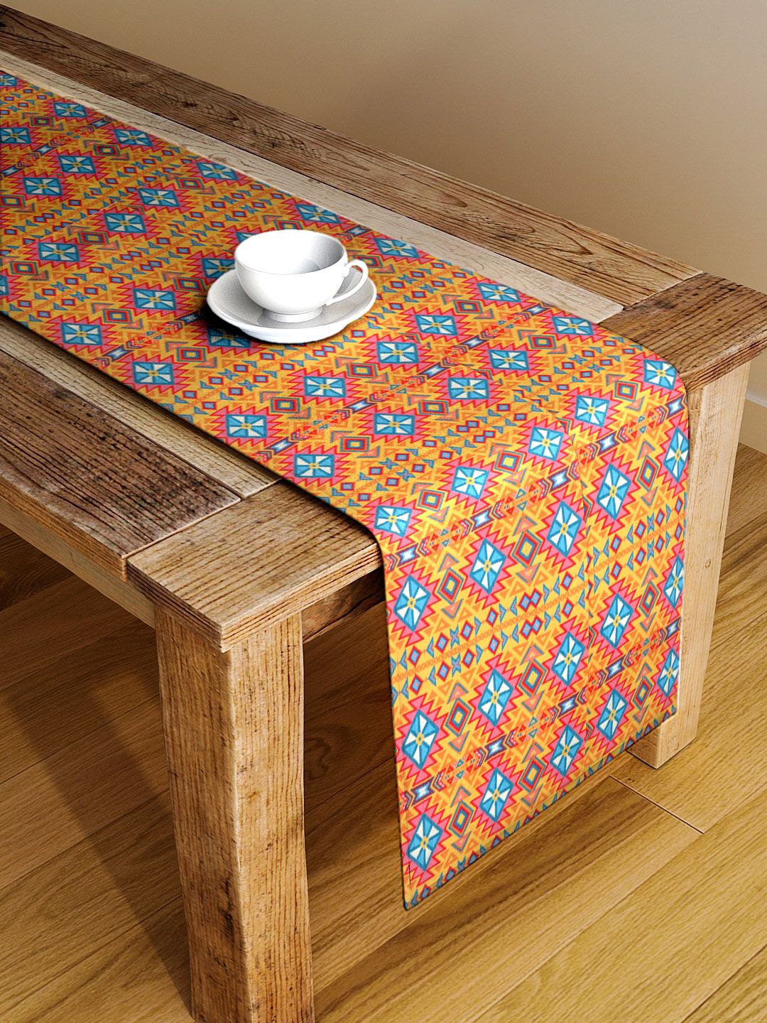 Alina decor Multicoloured Digitally Printed Table Runner Price in India