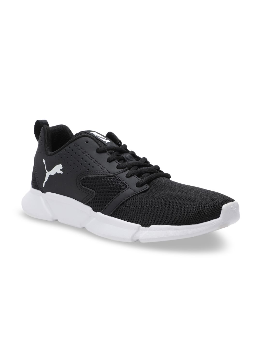 Puma Unisex Black Mesh Running Shoes Price in India