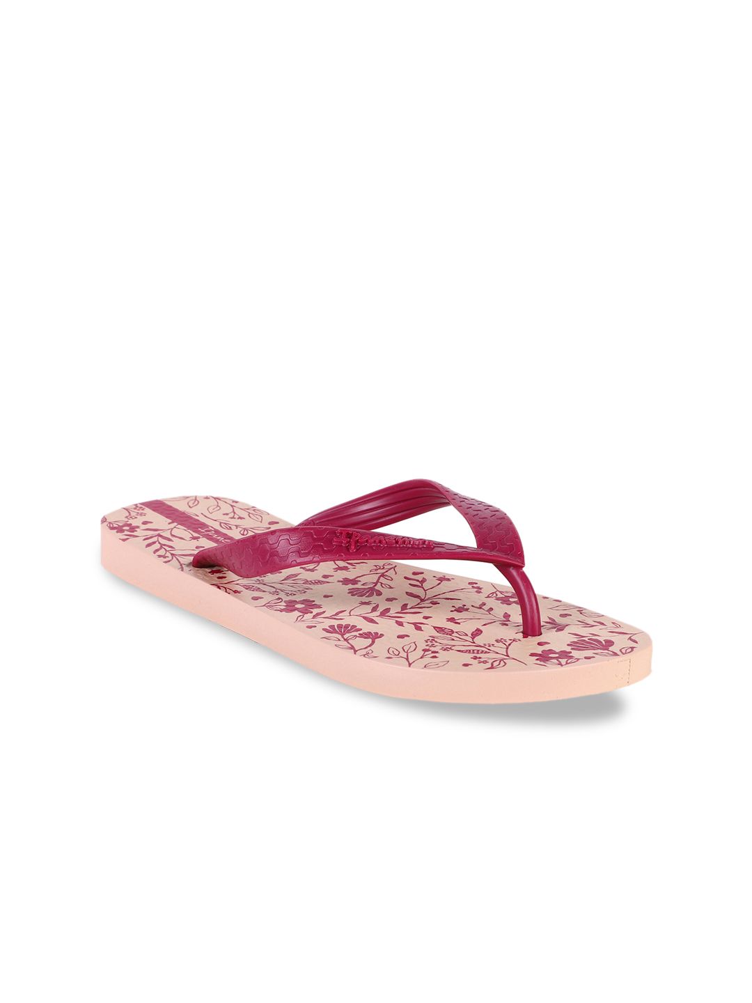 iPanema Women Pink Printed Thong Flip-Flops Price in India