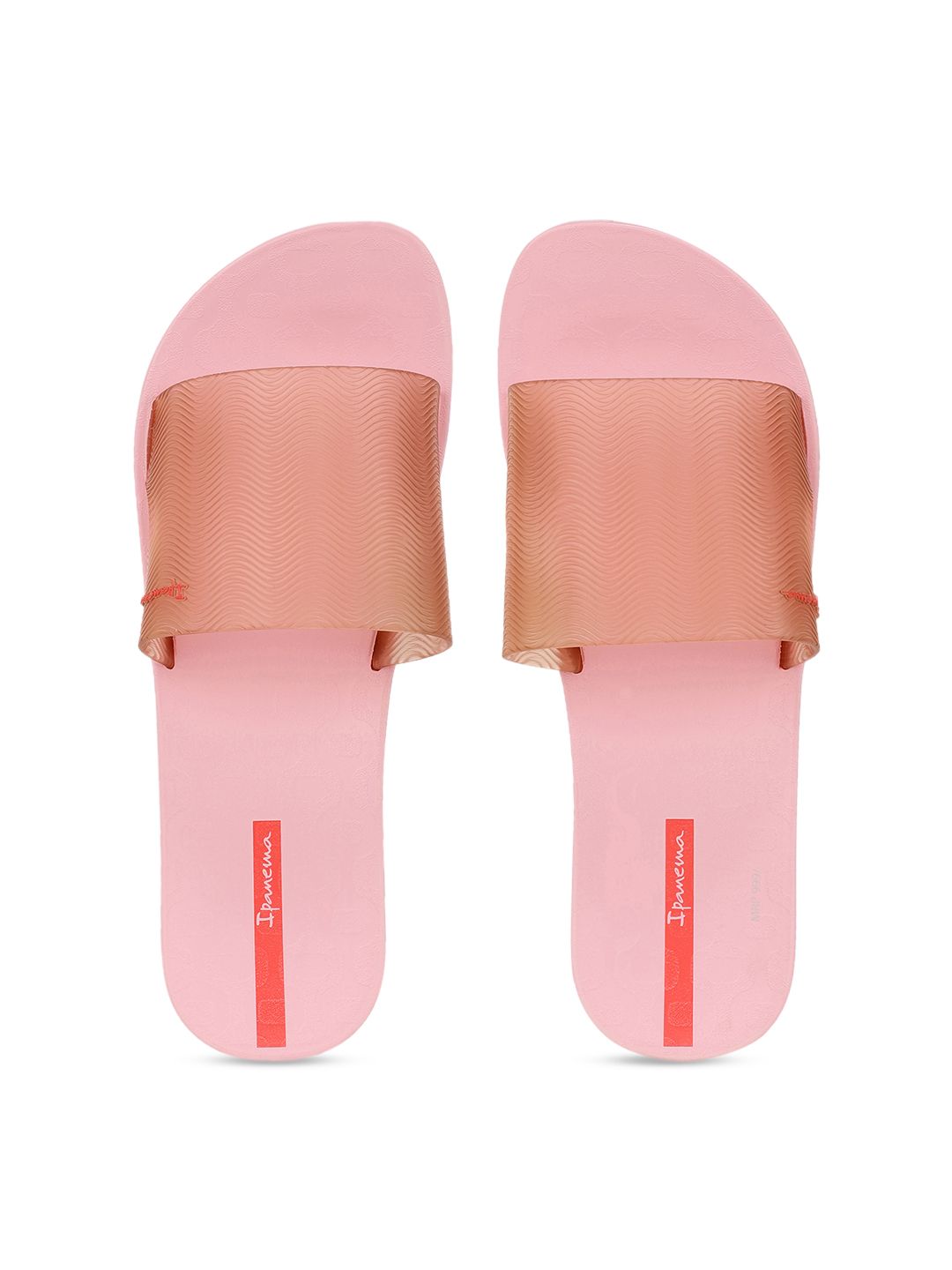 iPanema Women Pink Printed Sliders Price in India