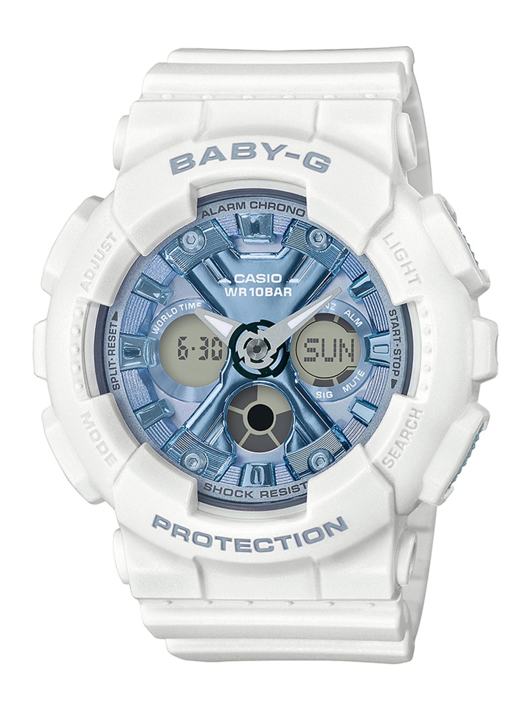 CASIO Baby-G Women Blue Analogue and Digital Watch BX169 BA-130-7A2DR Price in India