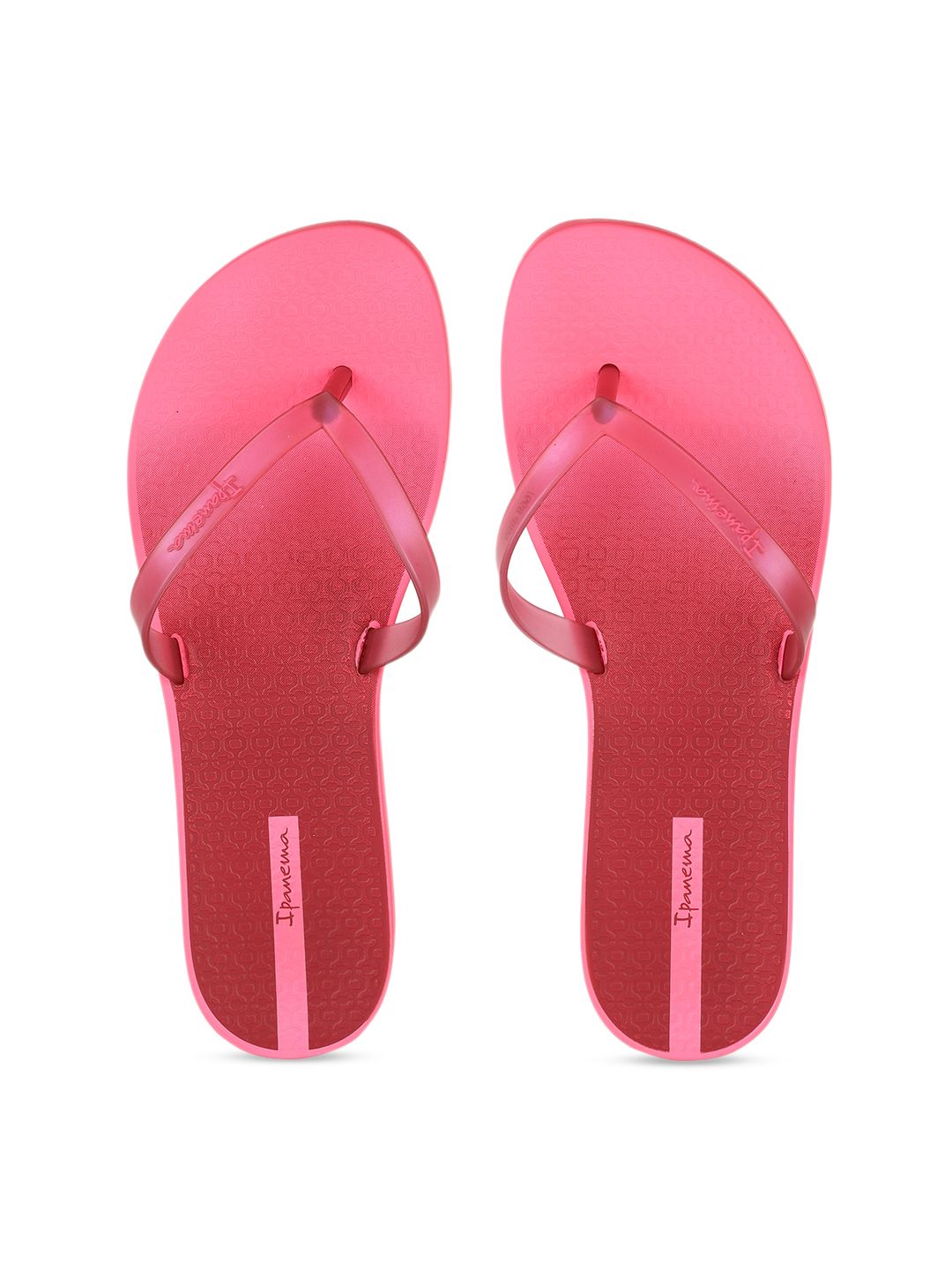 iPanema Women Pink Printed Thong Flip-Flops Price in India