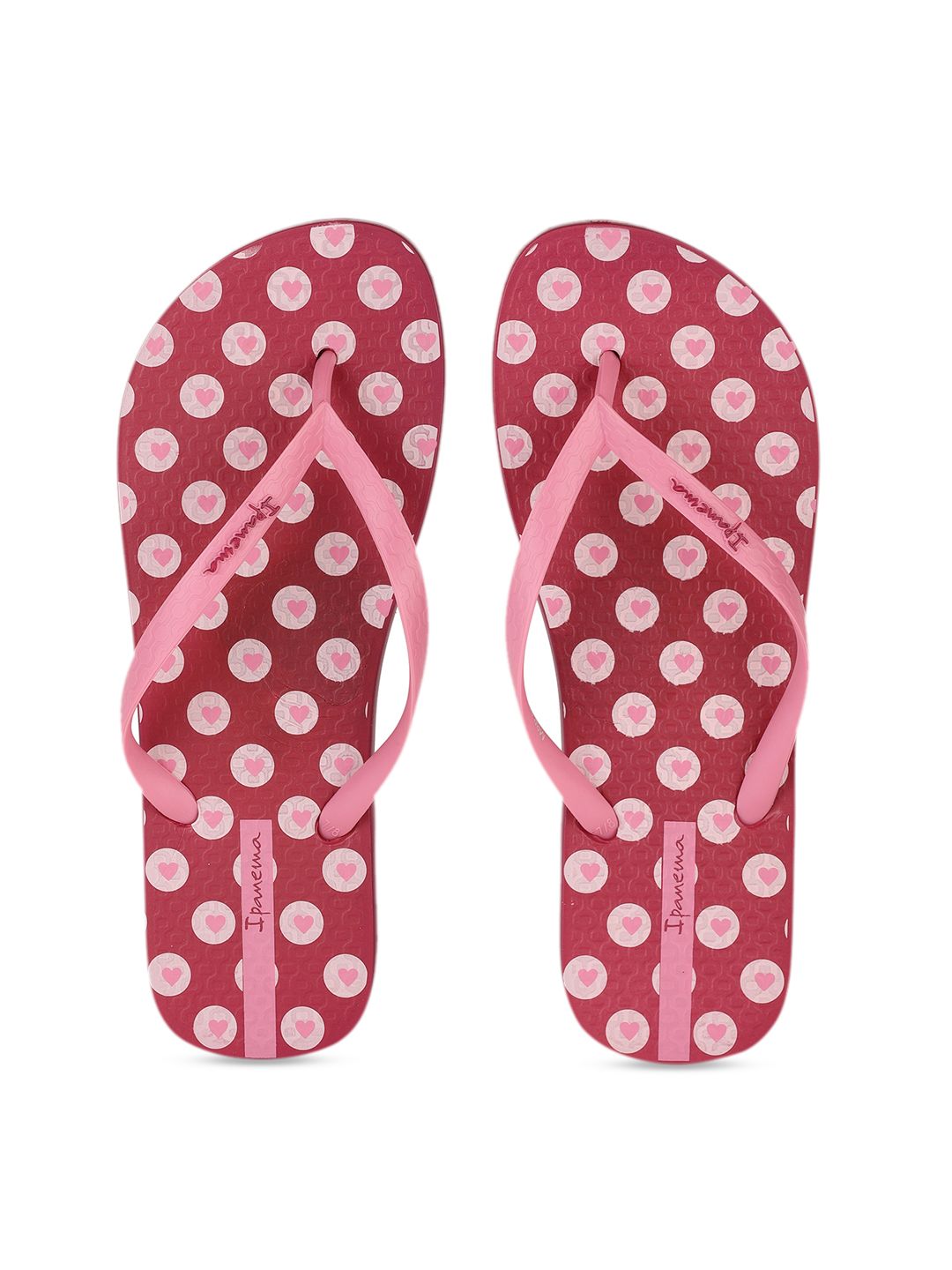 iPanema Women Pink Printed Thong Flip-Flops Price in India