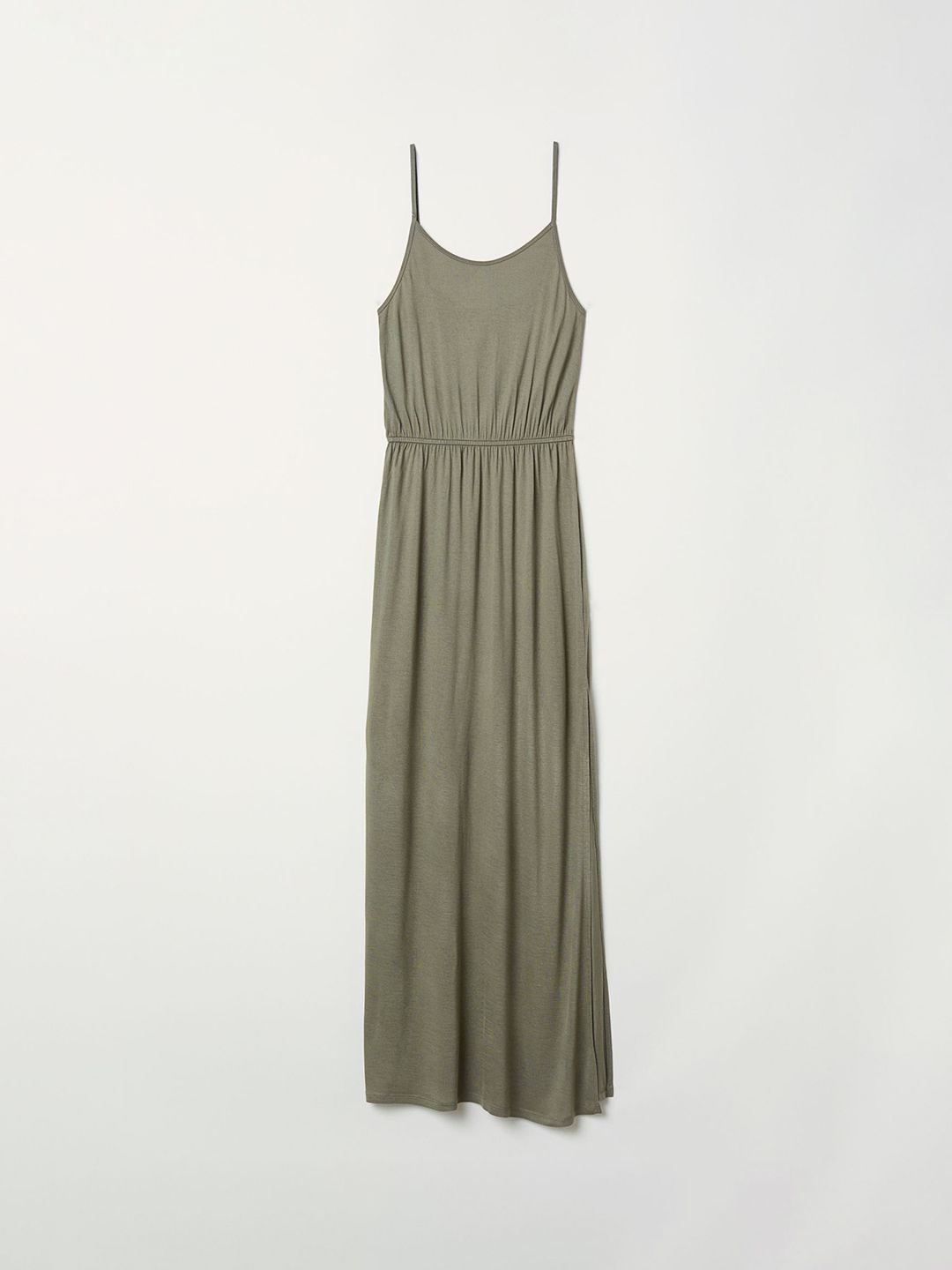 Buy H&M Women Green Solid Maxi Dress - Dresses for Women 10379019 | Myntra