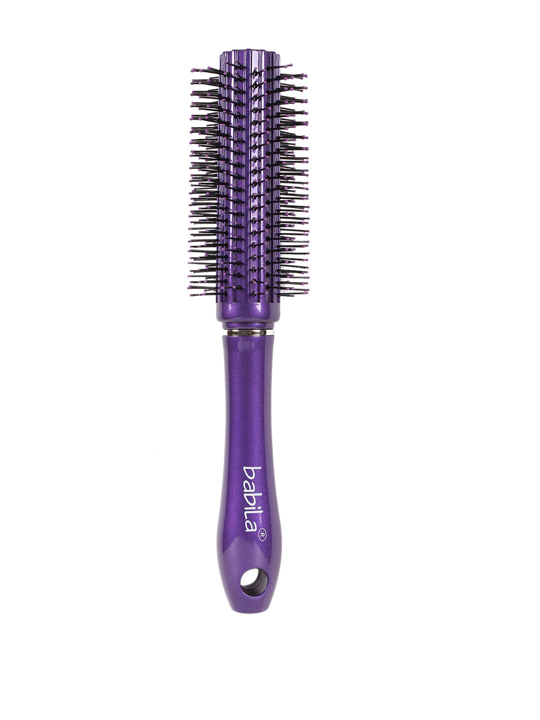 Babila Women Purple Round Hair Brush