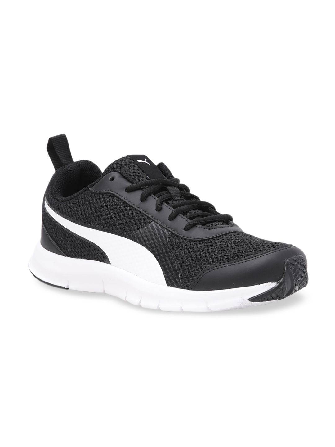 Puma Men Black Mesh Sneakers