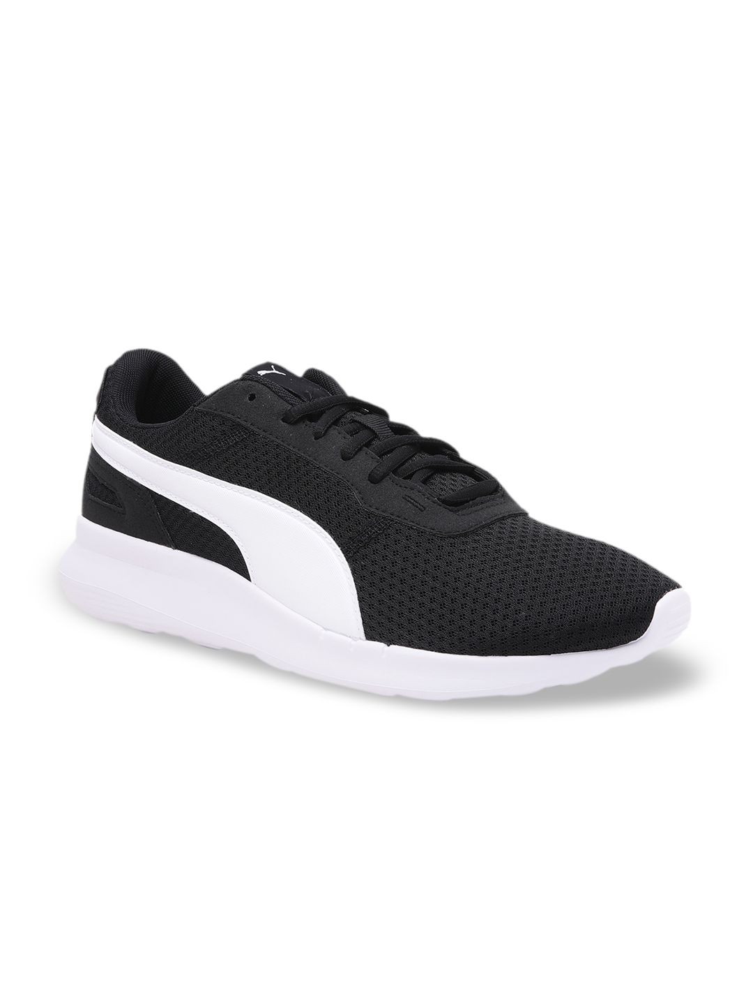 Puma Unisex Black Mesh Running Shoes