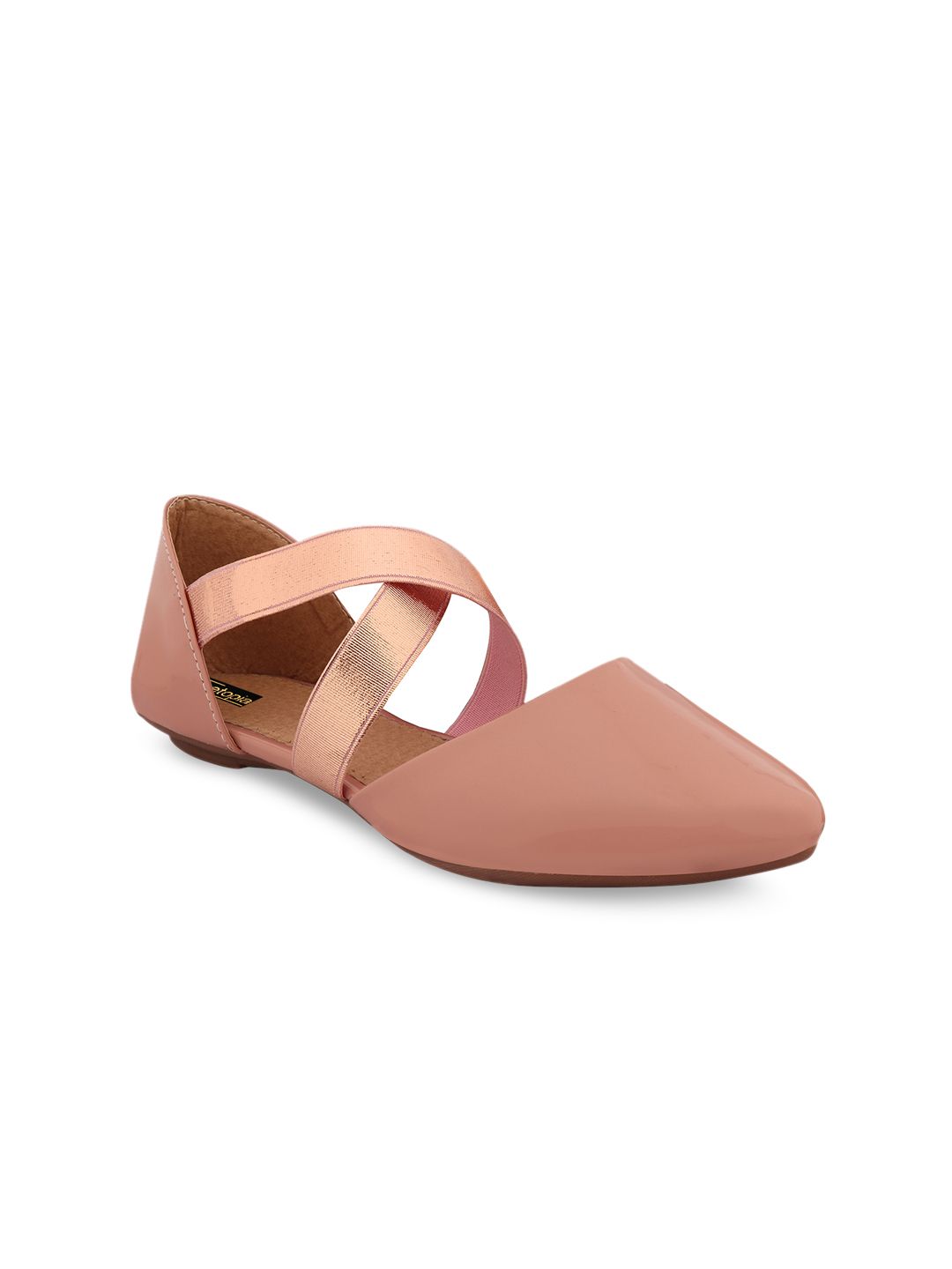 Shoetopia Women Pink Solid Ballerinas Price in India