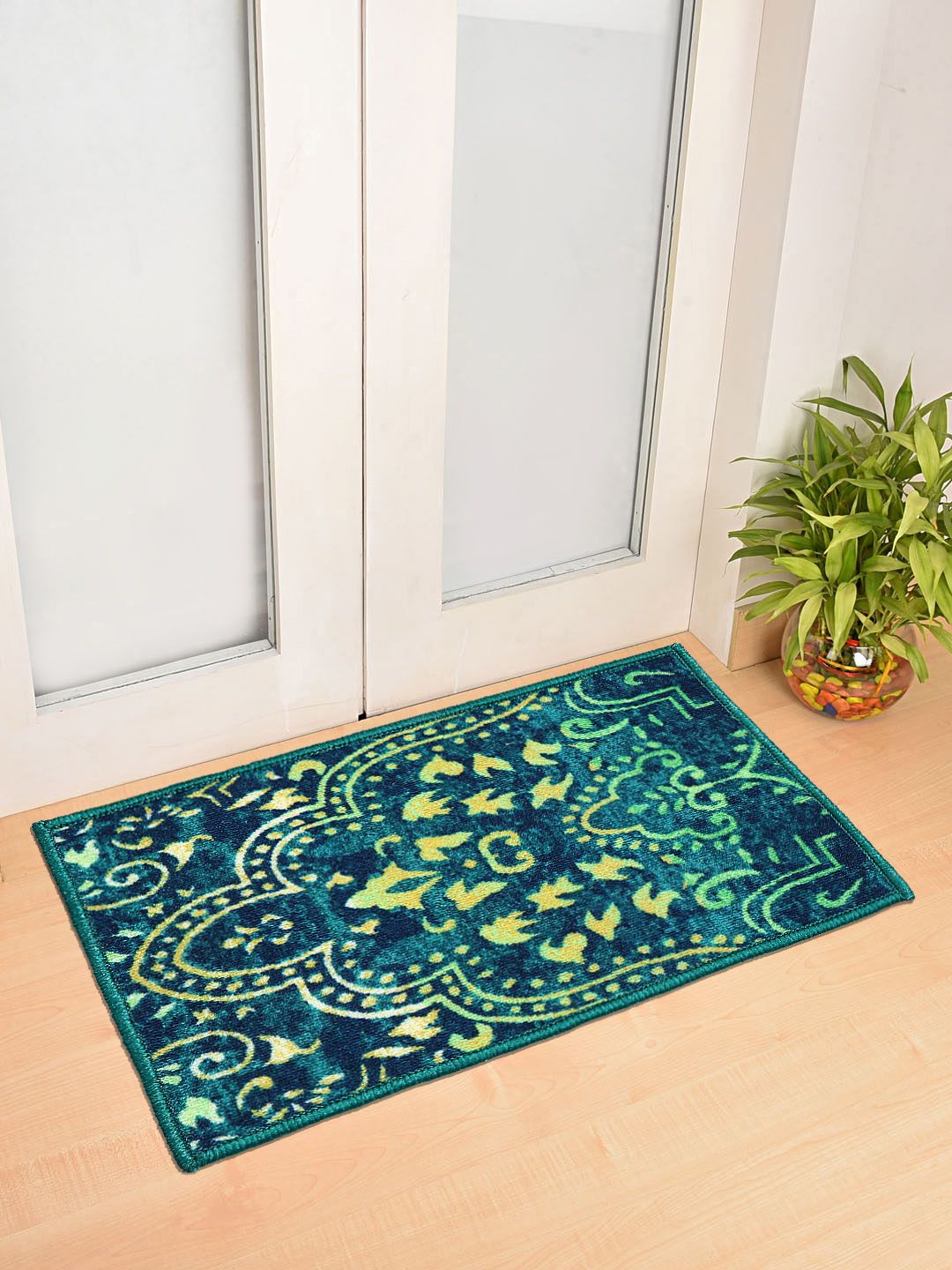 Status Multicoloured Printed Doormat Price in India