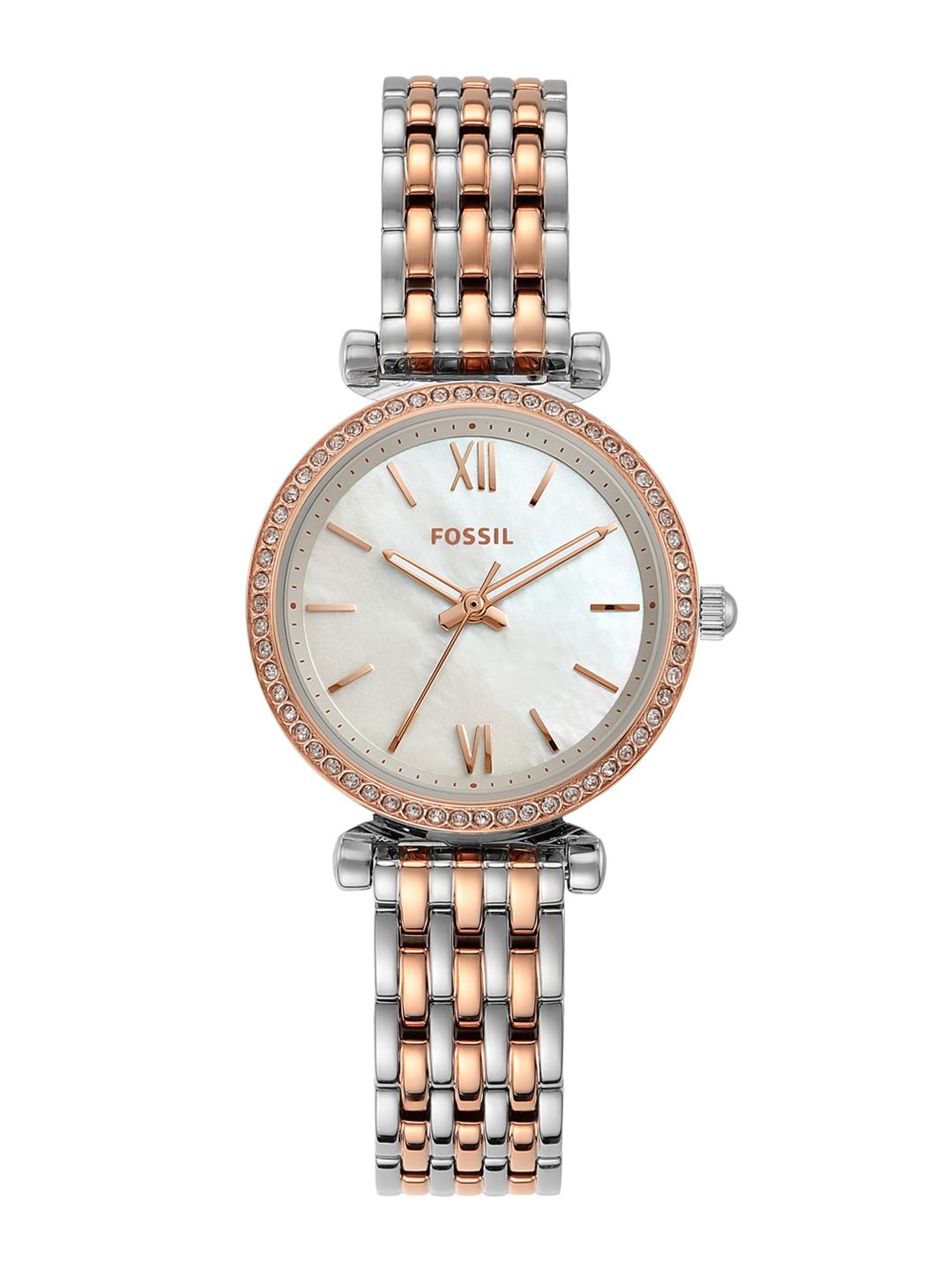 Fossil Women Silver-Toned Analogue Watch ES4649 Price in India