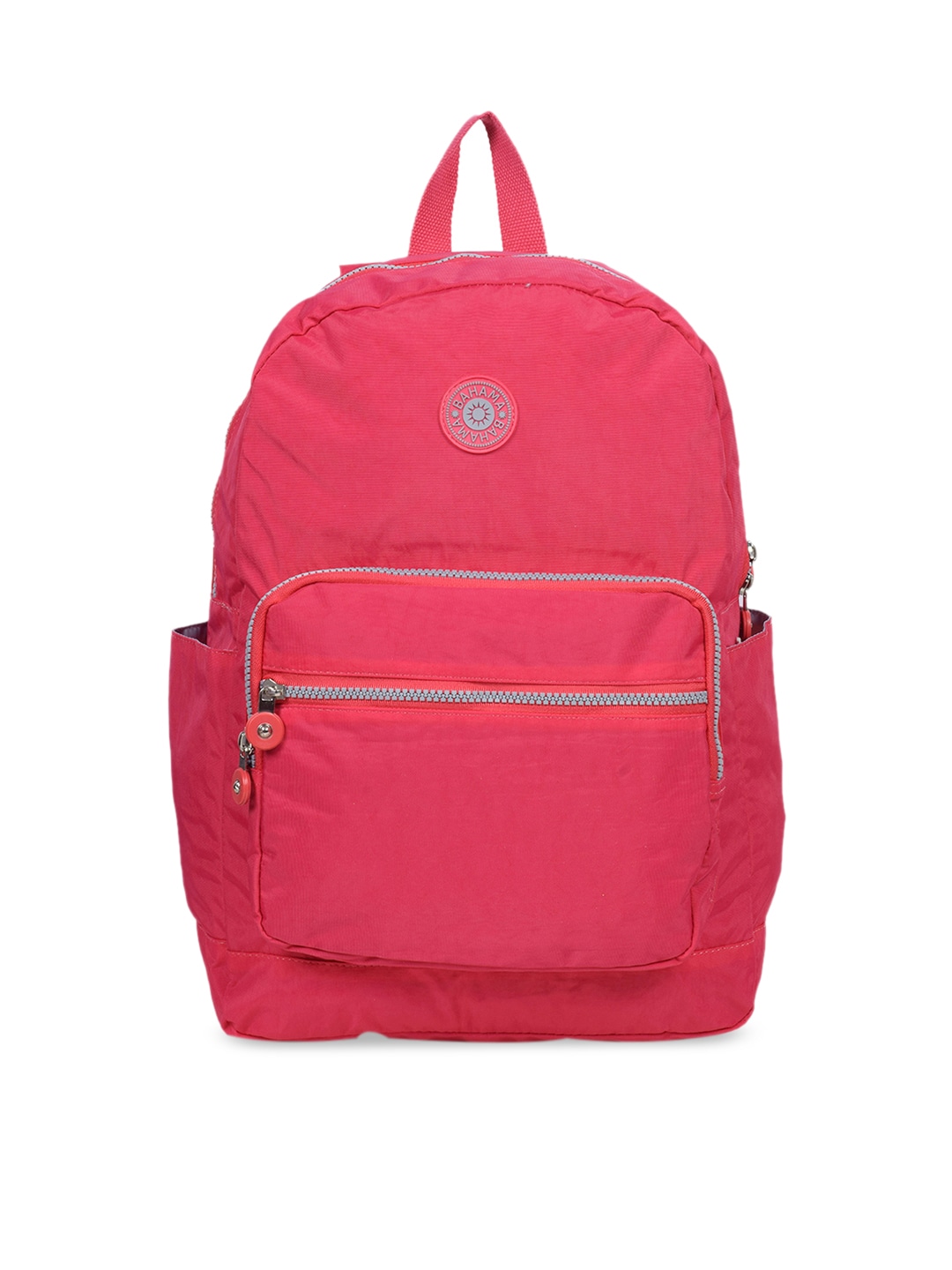 BAHAMA Unisex Red Solid Backpack Price in India
