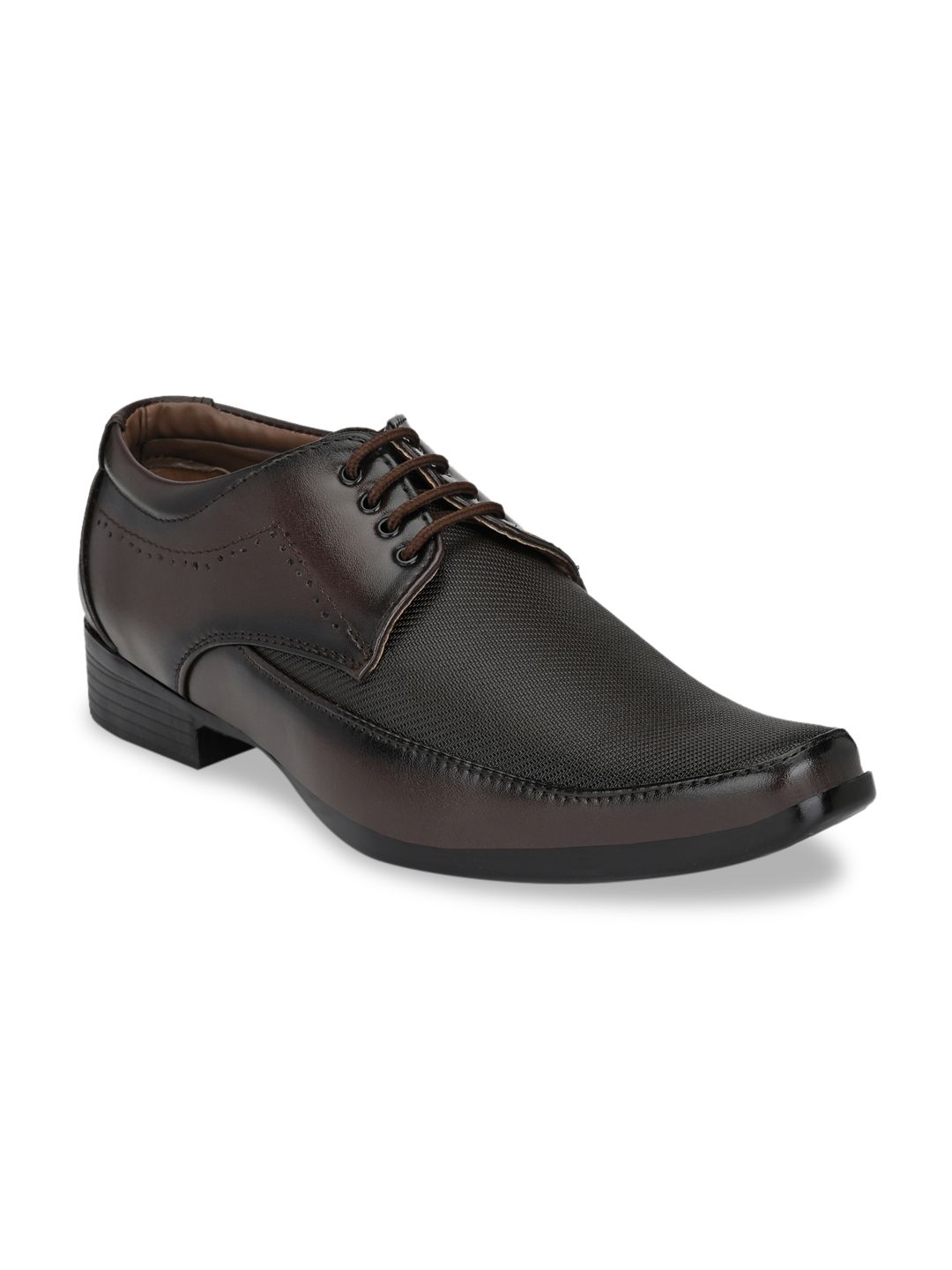 Sir Corbett Men Brown Solid Derbys