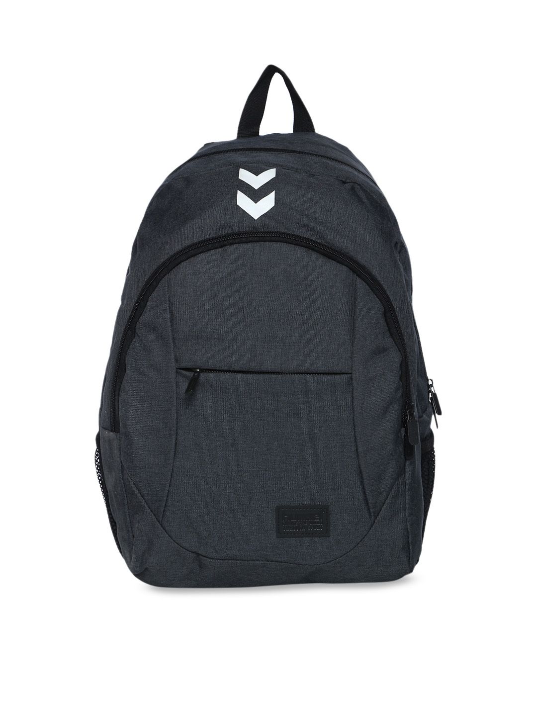 hummel Unisex Black Solid Backpack Price in India