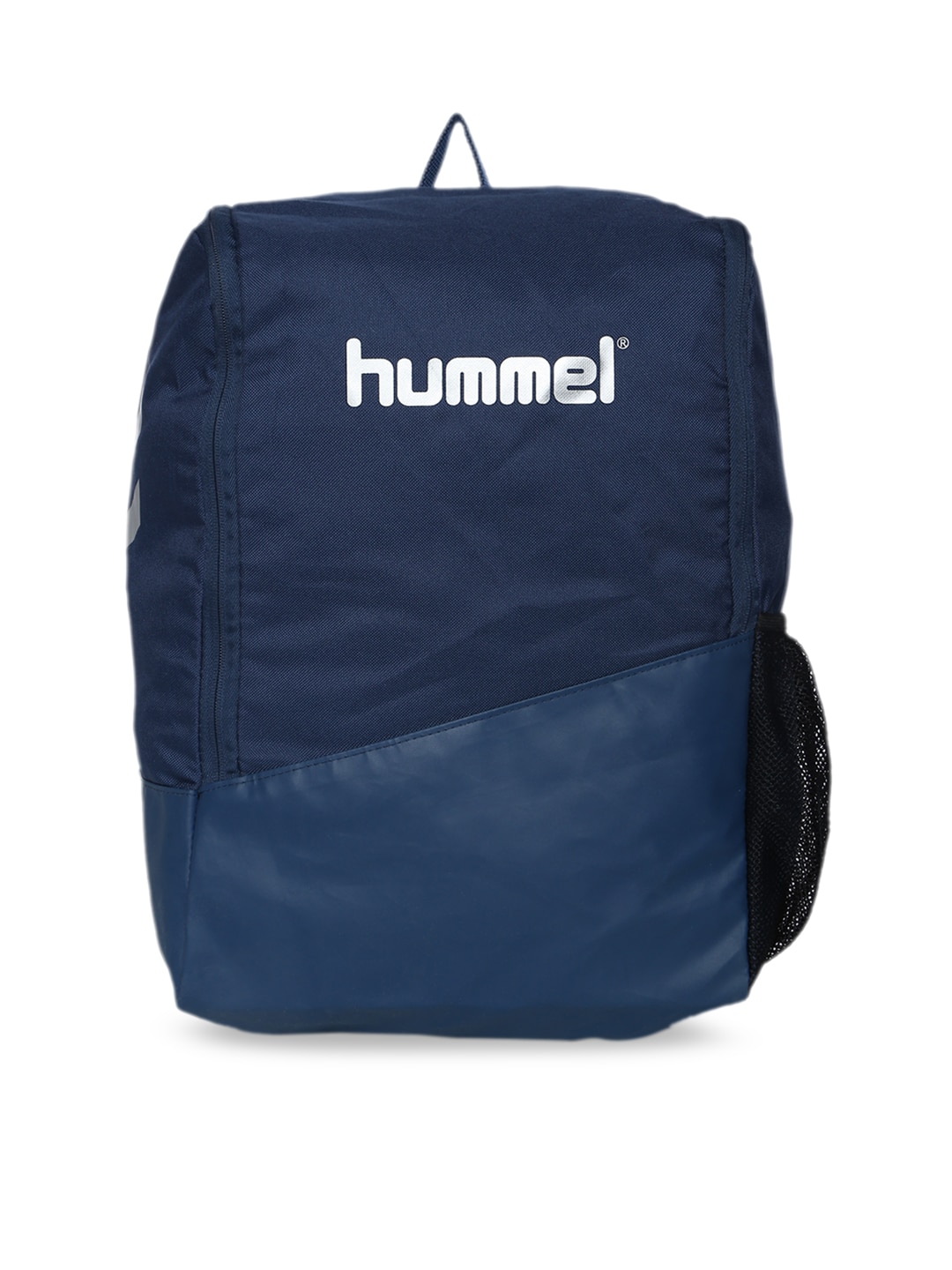 hummel Unisex Blue Solid Backpack Price in India