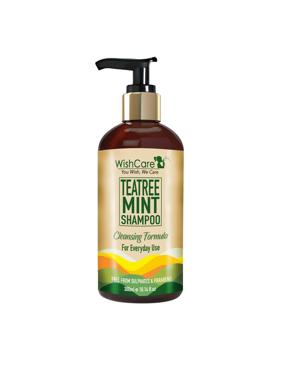 Wishcare Unisex Tea Tree Mint Shampoo - Cleansing Formula 300 ml Price in India