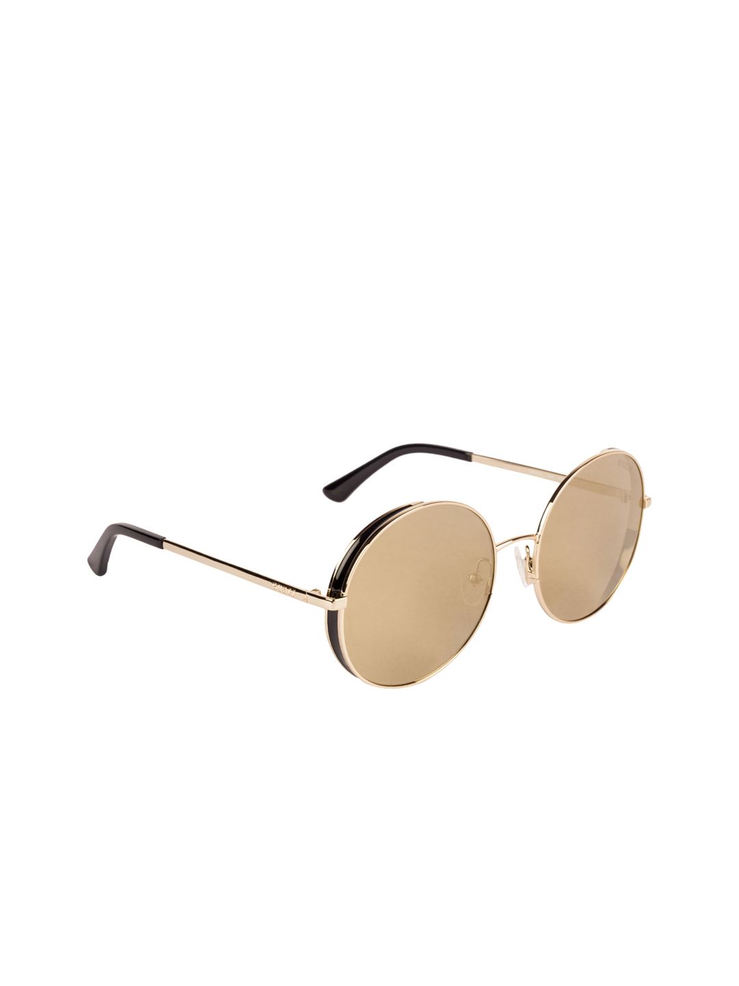 GUESS Women Round Sunglasses GU7606 57 32G Price in India