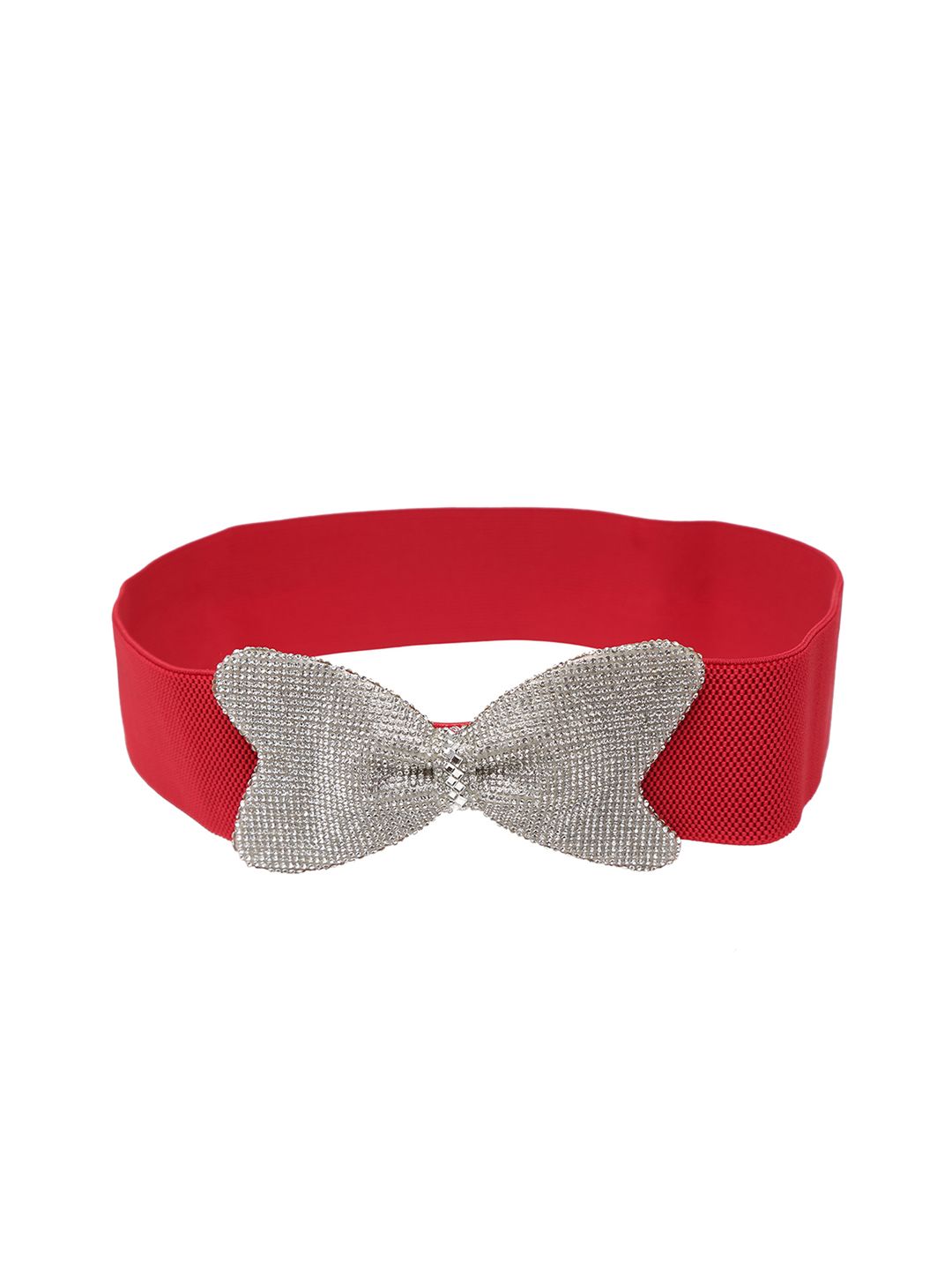 Mali Fionna Women Red Solid Cinched Waist Belt Price in India