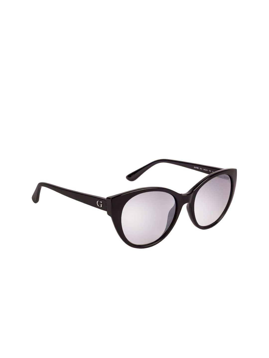 GUESS Women Cateye Sunglasses GU7594 54 01C Price in India
