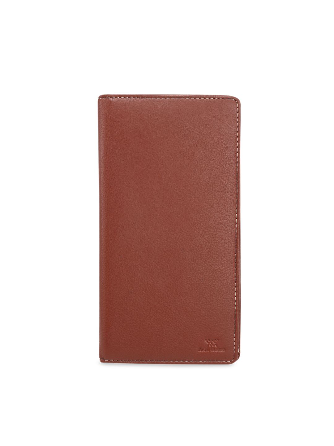 Aditi Wasan Unisex Brown Leather Solid Passport Holder Price in India