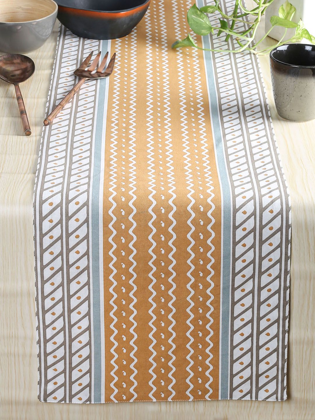 House This Multicoloured Printed Table Runner Price in India