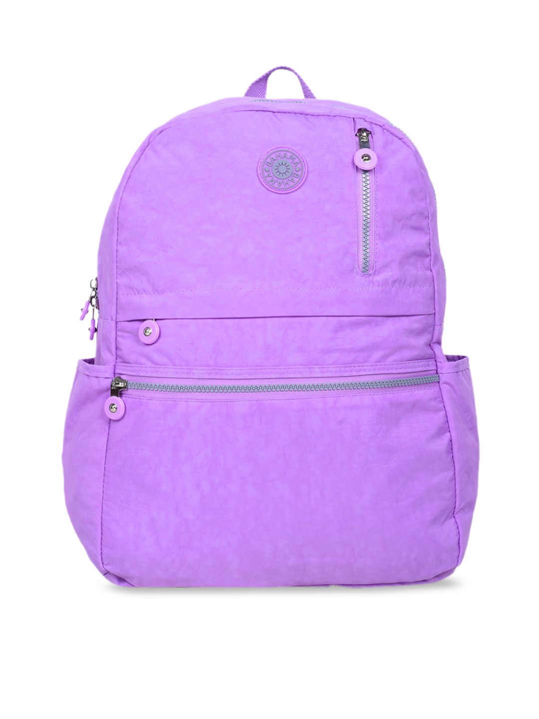 BAHAMA Crinkle Unisex Lavender Solid Backpack Price in India