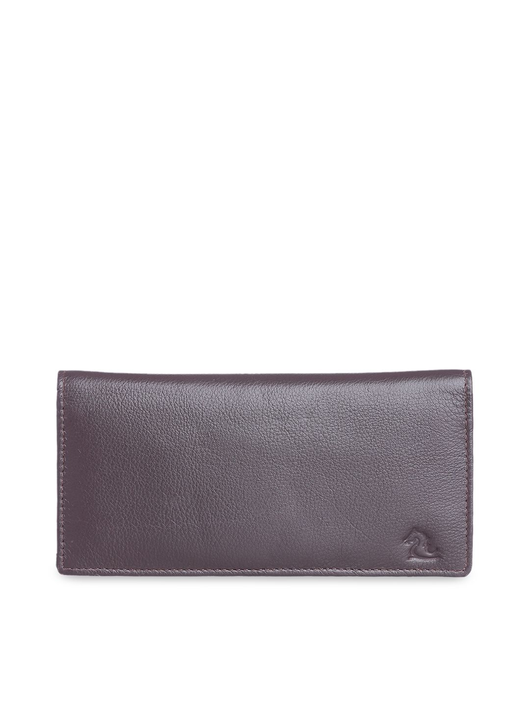 Kara Women Brown Leather Solid Two Fold Wallet Price in India