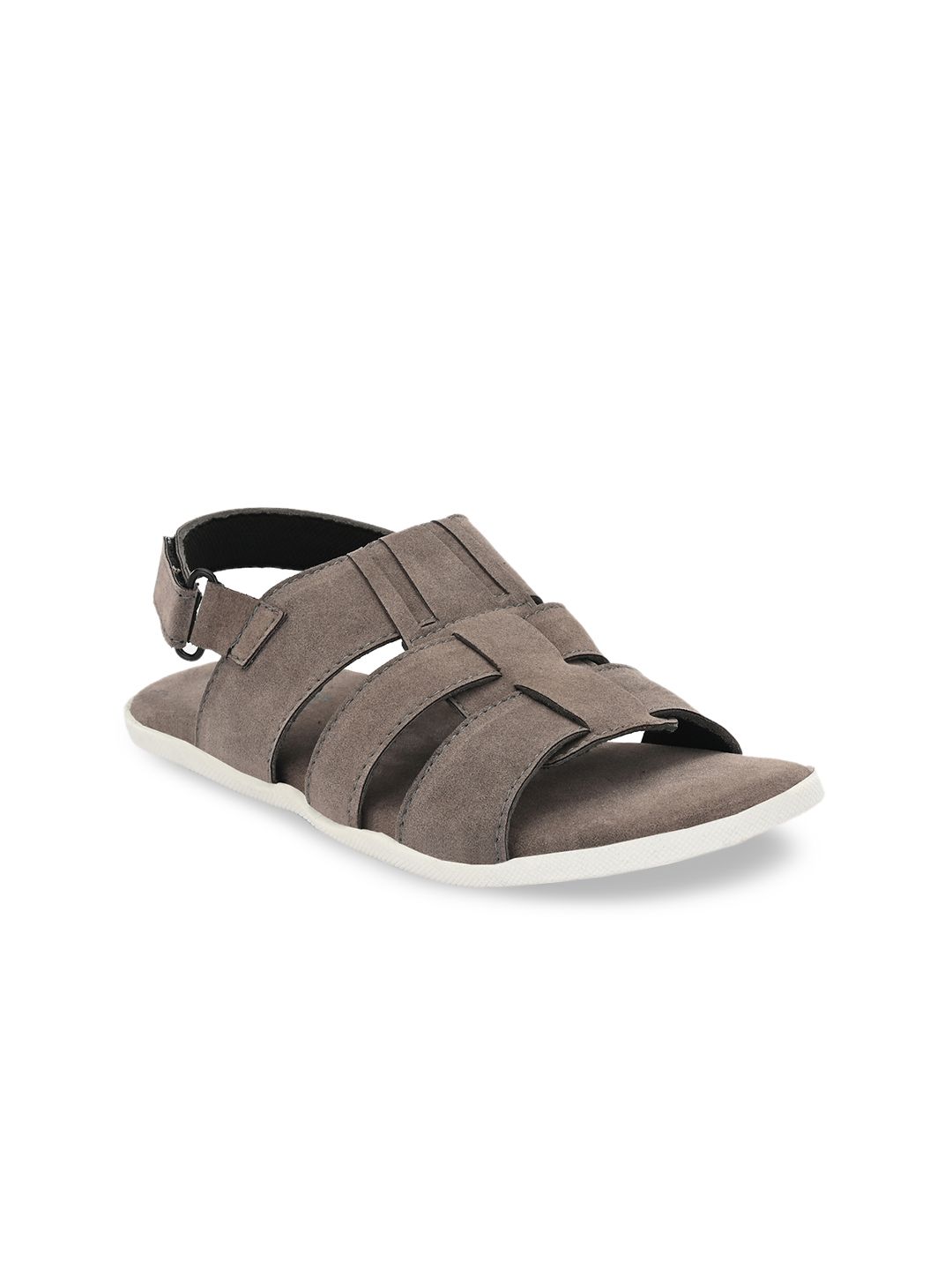 Big Fox Men Taupe Suede Sandals