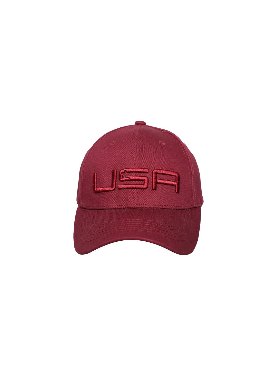 FabSeasons Unisex Maroon Embroidered Baseball Cap Price in India