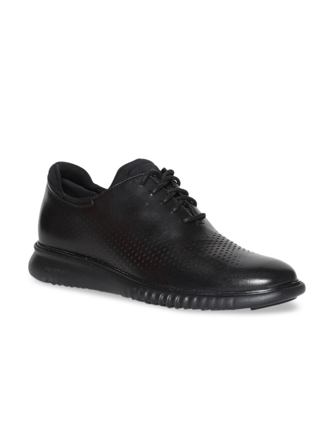 Cole Haan Men Black Leather Sneakers