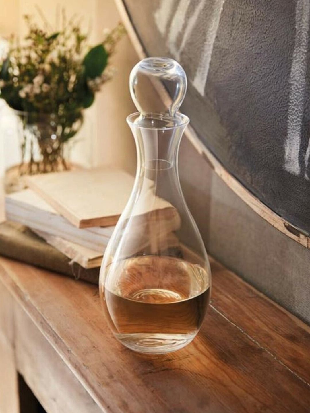 INCRIZMA Transparent Glass Wine Decanter with Stopper 1000 ml Price in India