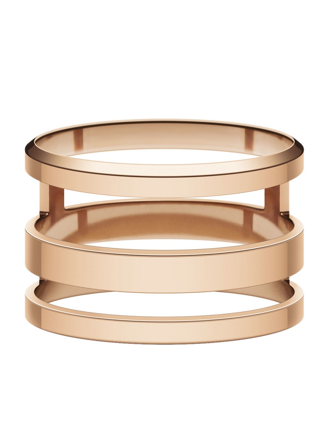 Daniel Wellington Unisex Rose Gold-Plated Elan Triad Finger Ring Price in India