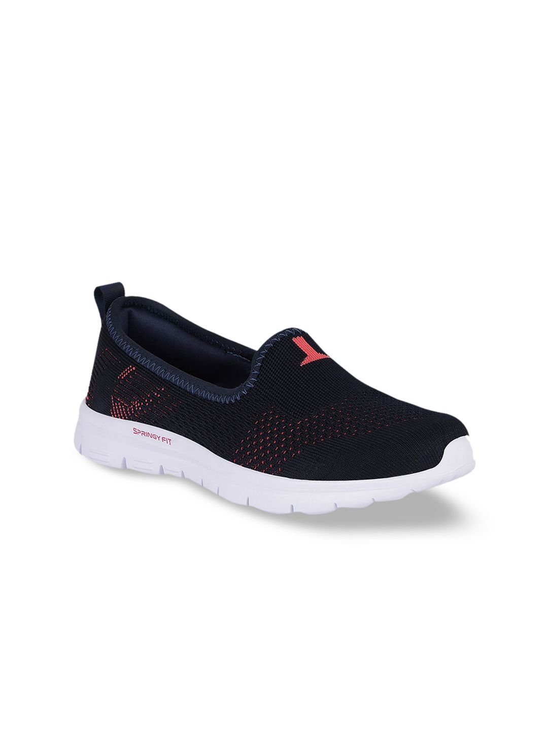 Campus Women Navy Blue Mesh Walking Shoes Price in India