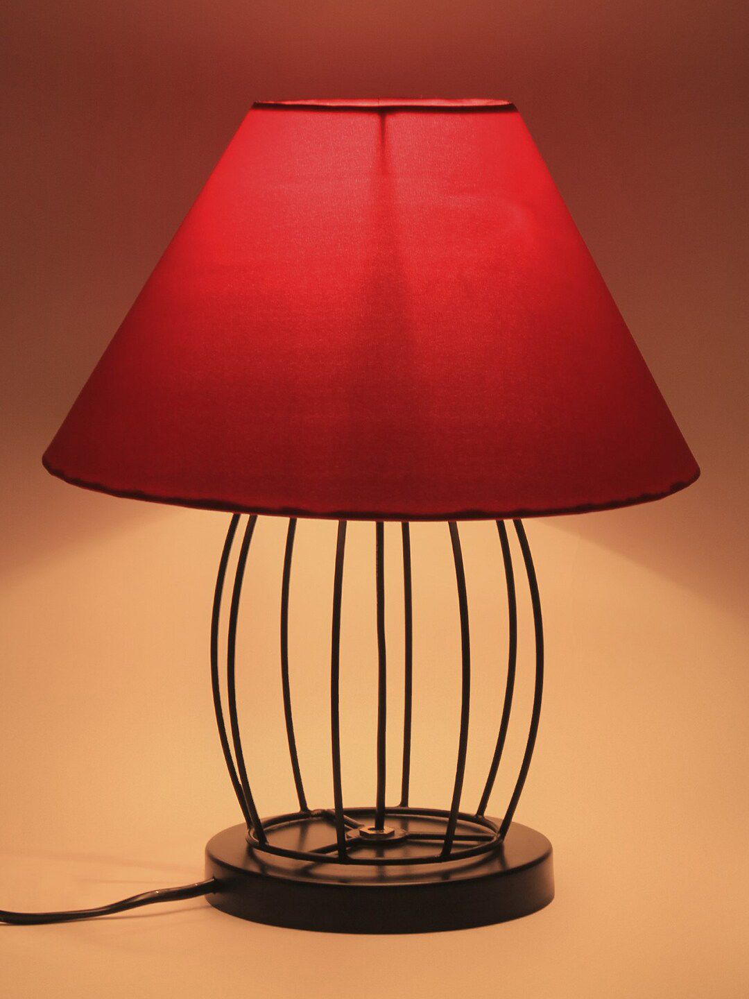 Devansh Warm Yellow Metal Spherical Solid High Quality Electrical Table Lamps