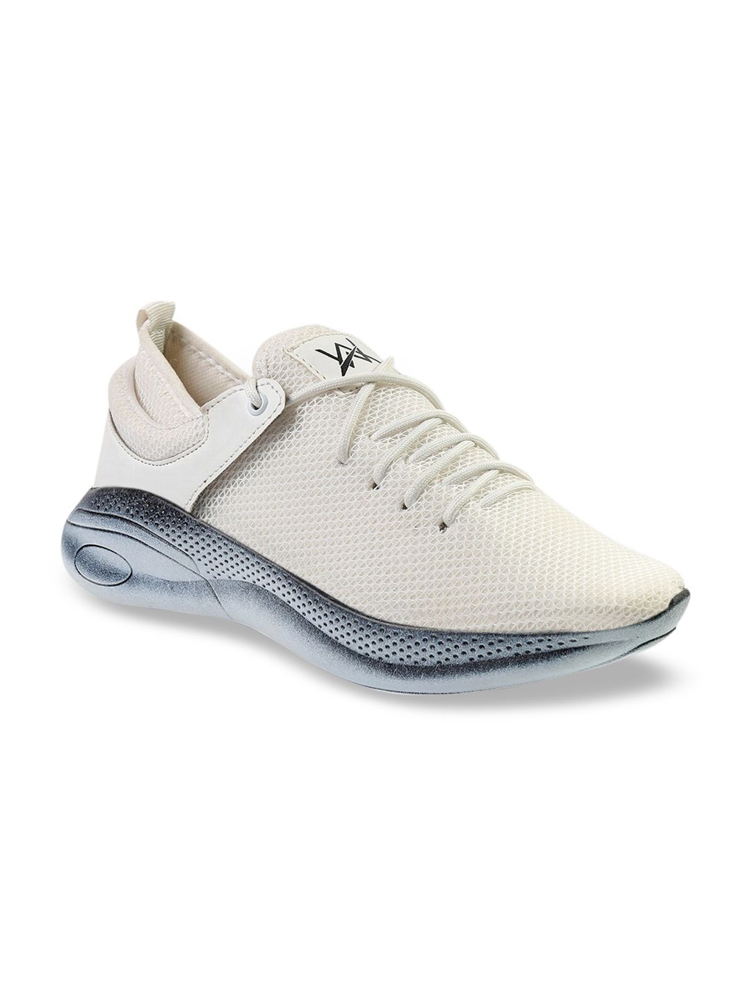 Woakers Men White Running Shoes