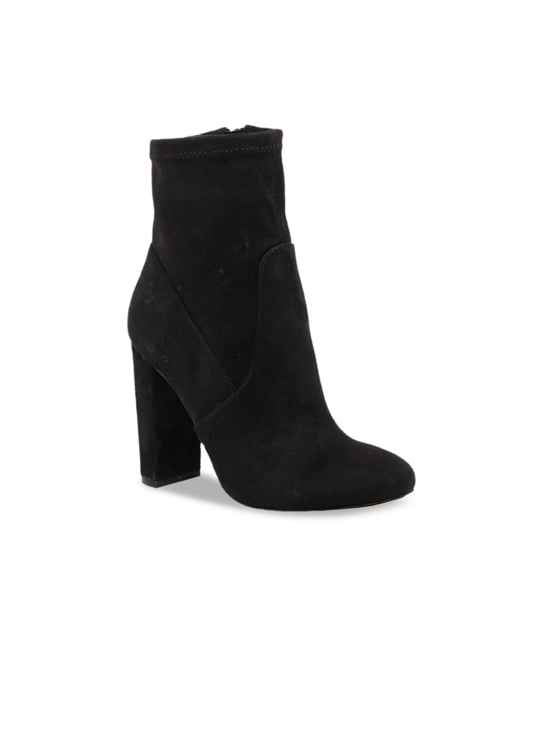 Call It Spring Women Black Solid High-Top Heeled Boots Price in India