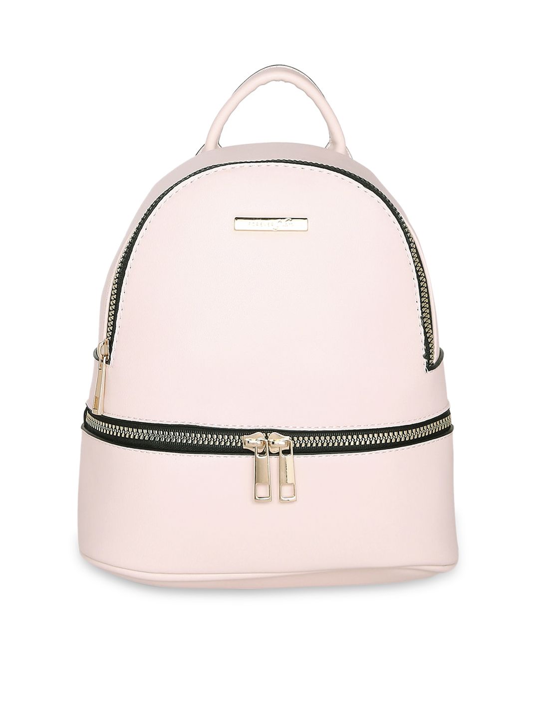 Forever Glam by Pantaloons Women Pink Solid Backpack Price in India