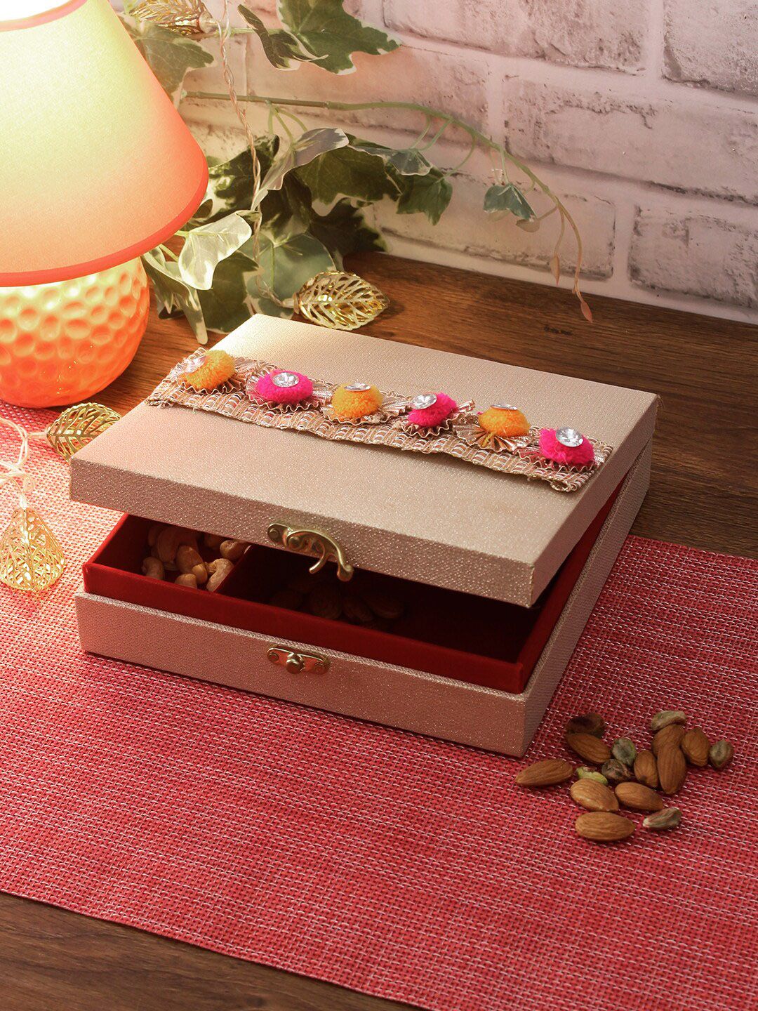 Aapno Rajasthan Beige Multipurpose Storage Box Price in India