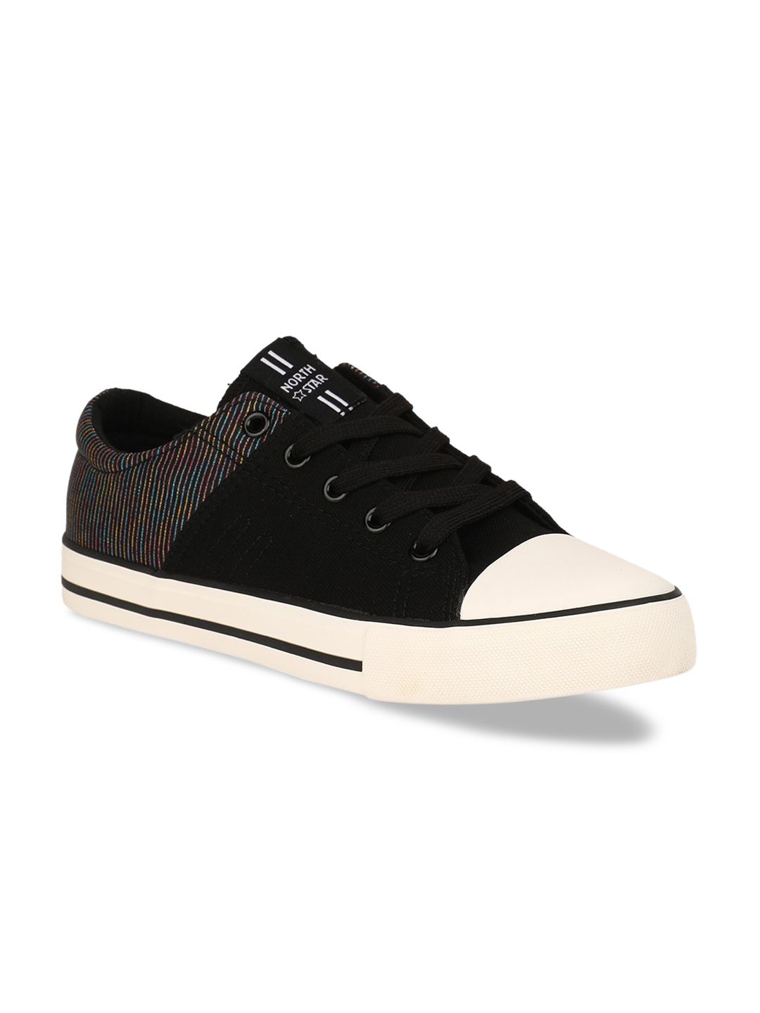 North Star Women Black Sneakers Price in India