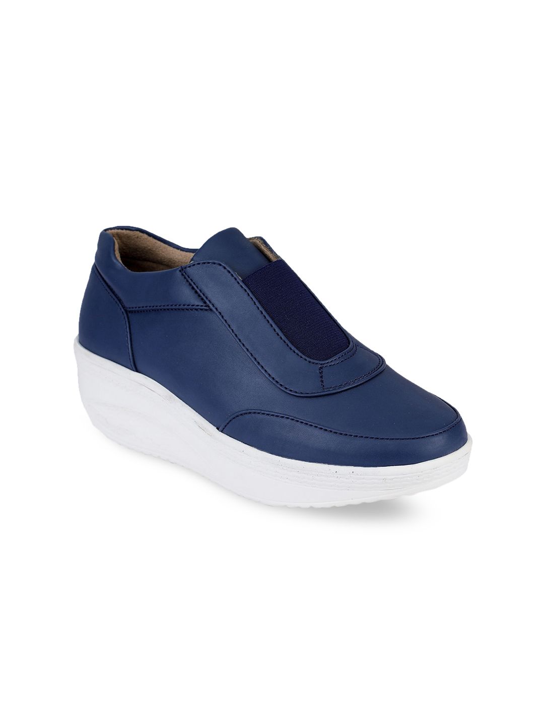 VALIOSAA Women Navy Blue Sneakers Price in India