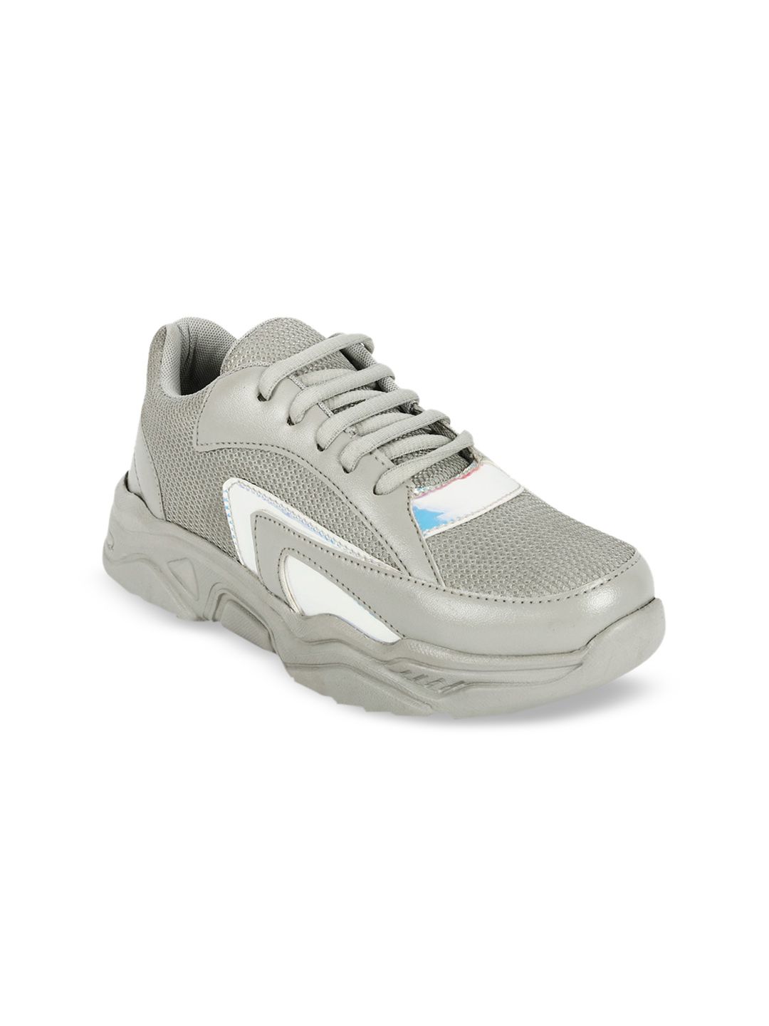 ZAPATOZ Women Grey Sneakers Price in India