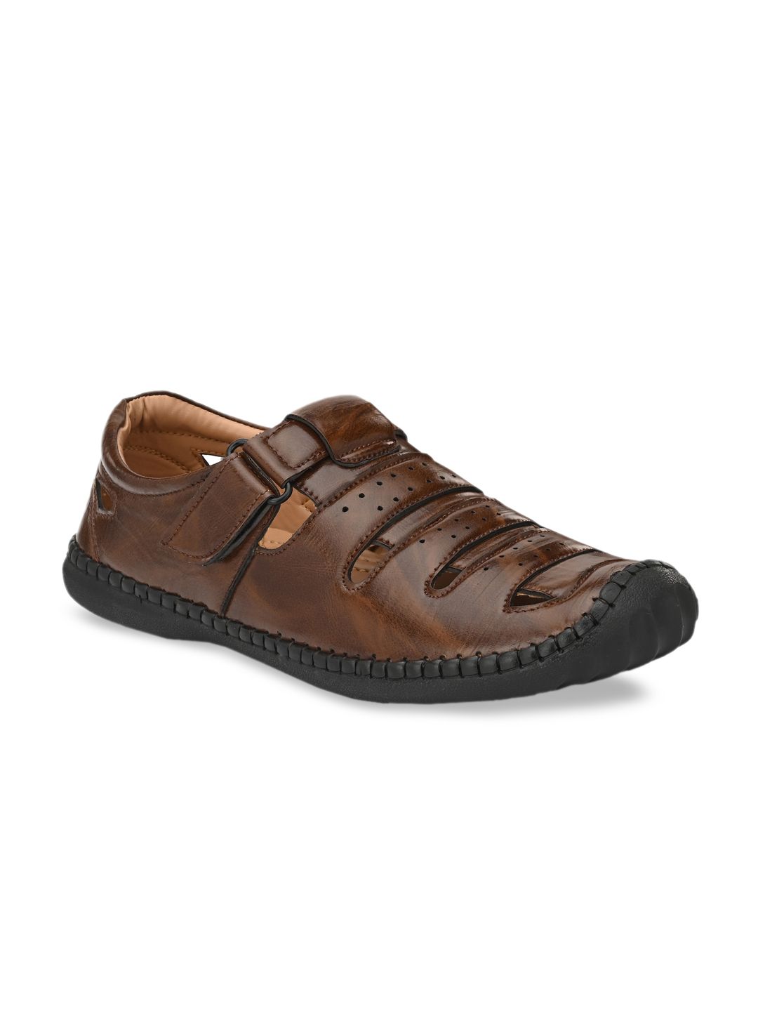 mr.wonker Men Brown Shoe-Style Sandals