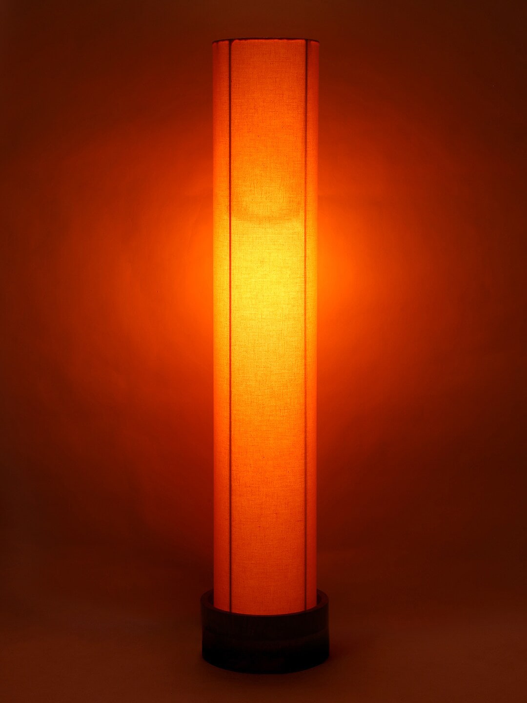 Devansh Yellow Solid Traditional Column Lamp Price in India