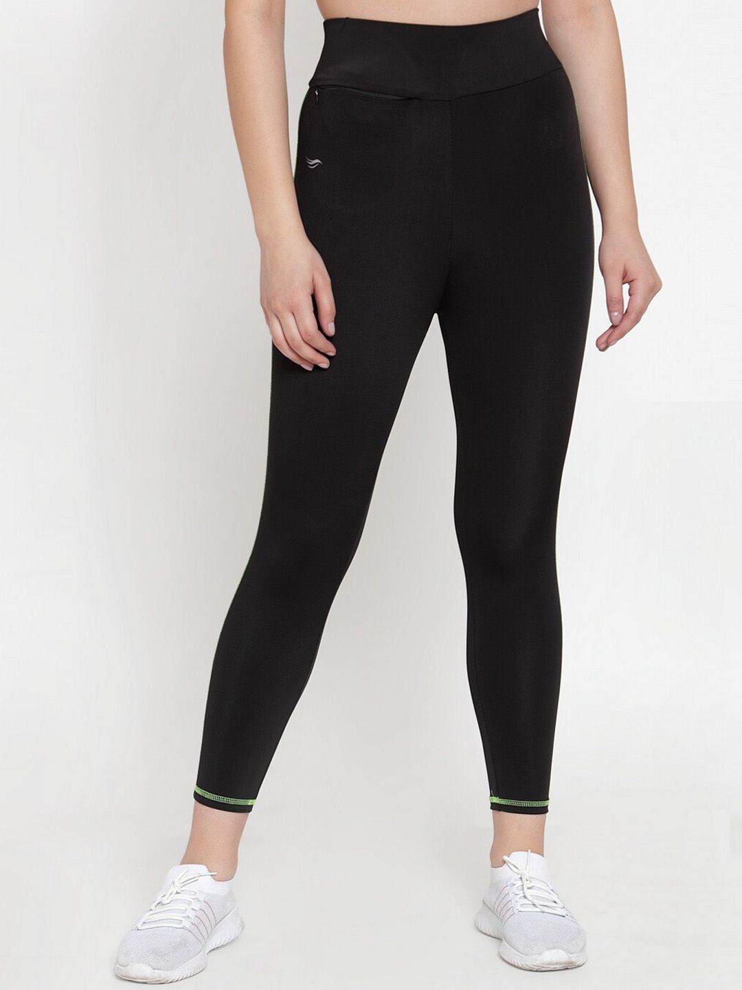 CUKOO Women Black Solid Slim Fit Track Pants Price in India