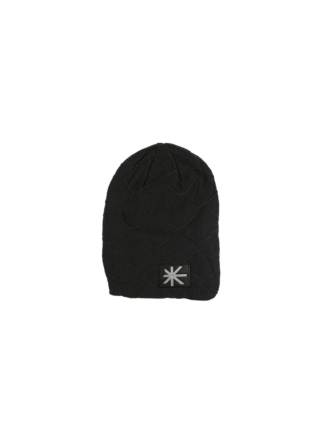 iSWEVEN Unisex Grey Solid Beanie Price in India