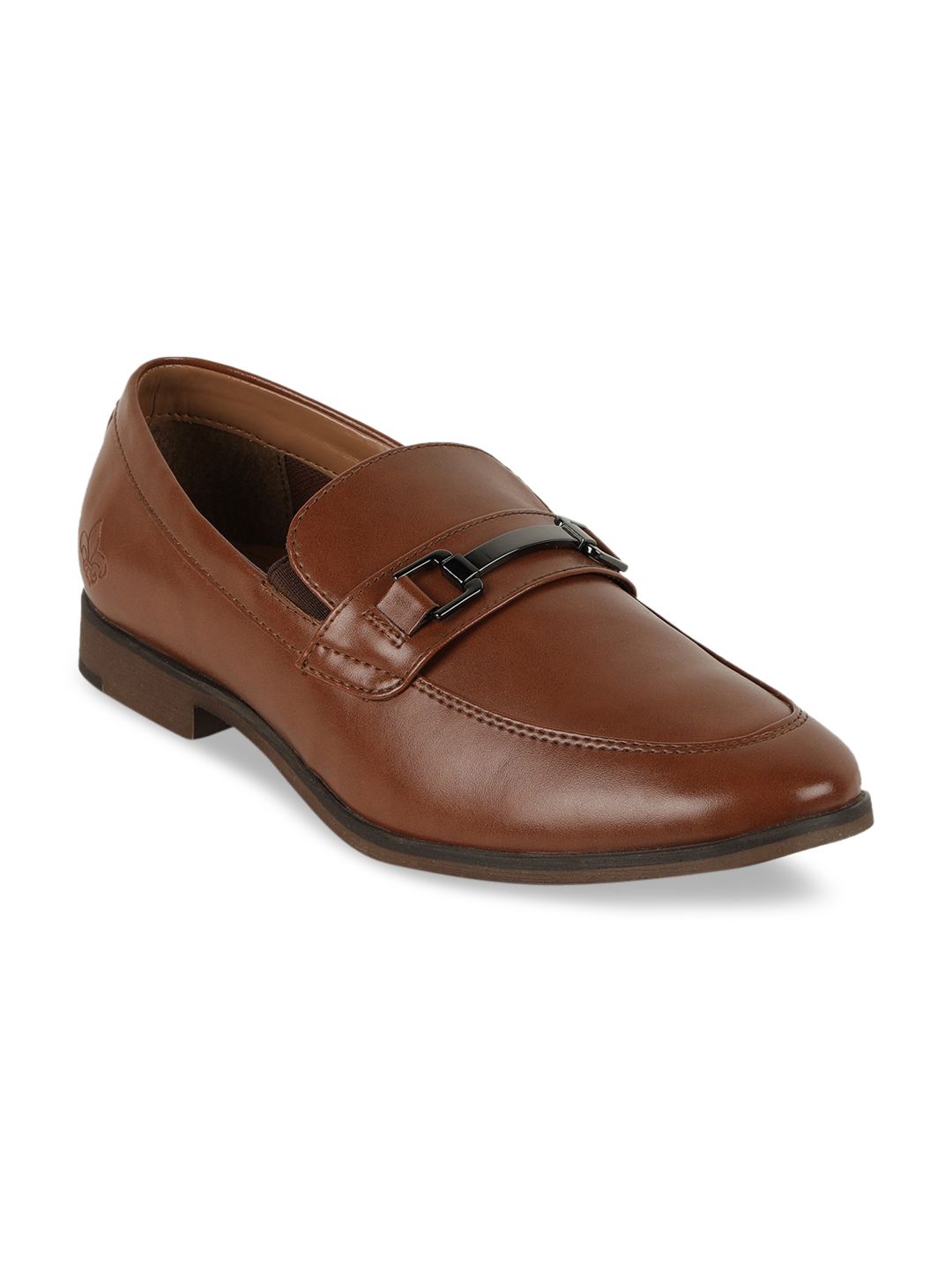 Bond Street By Red Tape Men Tan Brown Solid Formal Loafers