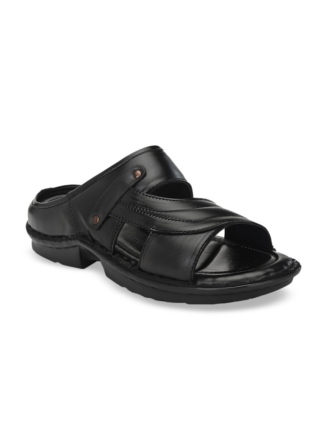 Eego Italy Men Black Sandals