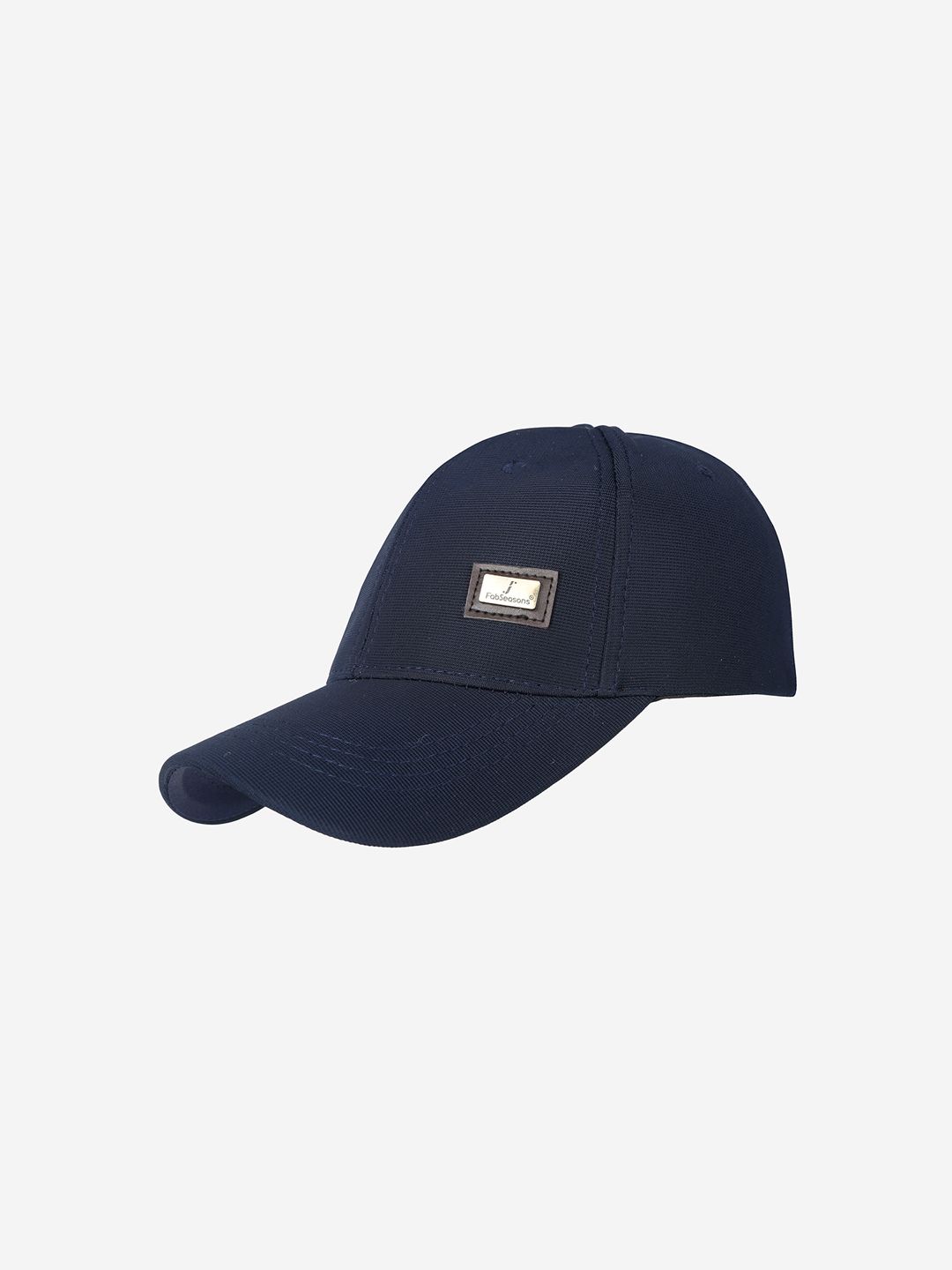 FabSeasons Unisex Blue Solid Baseball Cap Price in India
